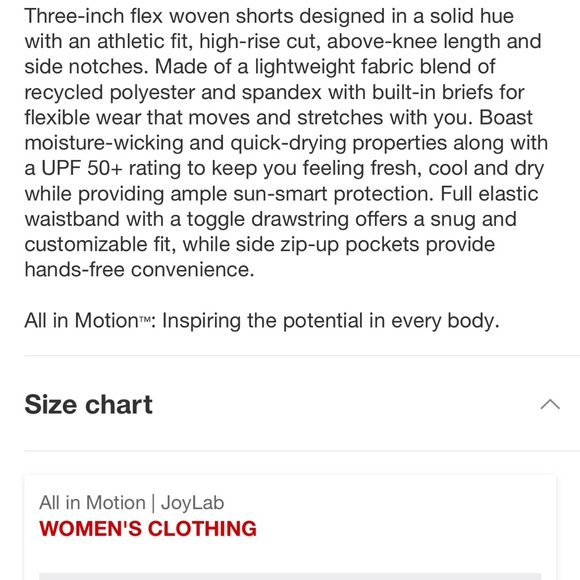 All in Motion active shorts size small EUC - Picture 9 of 14